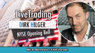 Live Trading NYSE Opening  Fr 1324  1520 DHilgerABernstein [upl. by Benedick334]