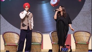 Diljit Dosanjh and Parineeti Chopra Live Singing at Amar Singh Chamkila Trailer Launch [upl. by Gnanmas]