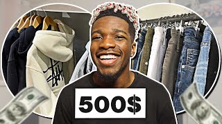 500€ POUR REFAIRE MA GARDE ROBE  👕🤑  Comment Être Stylé Avec Un Budget Limité [upl. by Anairotciv]