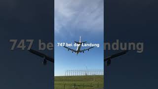 7 47B bei Landung [upl. by Apfelstadt]