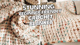 How to crochet the CLOUD BLANKET  Step by step tutorial  CJ Design Blog [upl. by Ritchie]