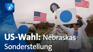 USWahl Blaue Punkte in Nebraska [upl. by Halian9]