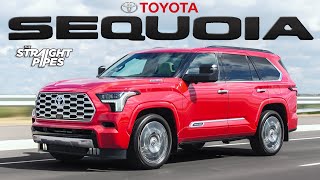 TOW in LUXURY 2023 Toyota Sequoia Capstone Review [upl. by Yr]