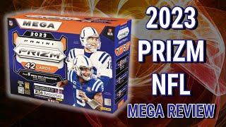 2023 Panini Prizm NFL Mega Box Review  Which Prizm level is the best [upl. by Ynettirb328]