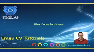 EmguCV  55 Detect faces from videos and blur them using Emgu CV PartI [upl. by Yevad432]