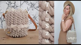 Macrame Bag Tutorial DIYTorebka MAKRAMA szybki patent na torebkę ze sznurka  EASY FAST BOHO BAG [upl. by Bonne]