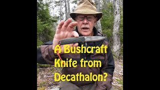 Decathlon has a Bushcraft Knife [upl. by Belamy]