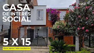 CASA PEQUEÑA que APROVECHA al MÁXIMO el ESPACIO  Casas Económicas  Airbnb en Cali [upl. by Philpot]