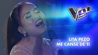 Lita Pezo  Me cansé de ti  Temporada 2023  La Voz Perú [upl. by Elad168]