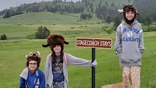 Stagecoach Stays RV park Hot Springs South Dakota Fort Brown SoDak [upl. by Annaegroeg429]