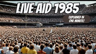 Live Aid 1985 Minute History [upl. by Ludba]