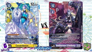 DIGIMON TCG Local match Cendrillmon Yellow vs Three Musketeers Purple  NEXT DIMENSION [upl. by Yattirb]