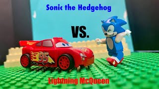 Random Battles Sonic vs Lighting McQueen [upl. by Anissa]