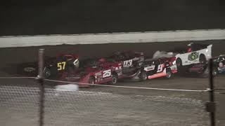 Late Model Heat Race 2 at Mid Michigan Raceway Park Michigan on 09272024 [upl. by Mansfield]