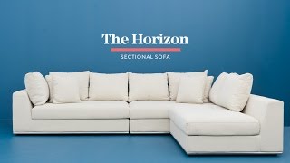 The Horizon modular sectional sofa  The Structube Collection [upl. by Yelnek]