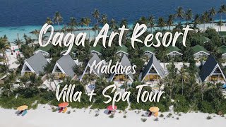 Oaga Art Resort Maldives  Villa amp Spa Tour  Maldives Vlog🏝️ Oaga Art Resort Roomtour 🏝️ Malediven [upl. by Notxam]