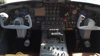 Lockheed Jet Star Cockpit Tour [upl. by Norvan]