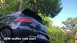 Magnaflow 10416 Muffler cold start mk75 GTI [upl. by Anas]