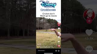 Disney channel crackhouse cricket dont want go to movie [upl. by Leuamme]