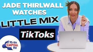 Jade Thirlwall reacts to Little Mix TikToks  Capital [upl. by Yemerej433]