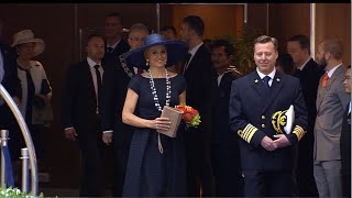 Holland Americas New Cruise Ship  Konningsdam  Dedication Ceremony  May 20 2016 [upl. by Latyrc]