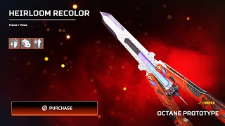 Apex Legends OCTANE Heirloom Recolor is Here [upl. by Nwaf565]