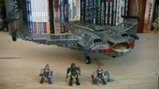 Halo Mega Bloks 96835 UNSC Shortsword Review [upl. by Anwat]