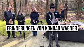 13022024 Dresden Heidefriedhof Erinnerungen von Konrad Wagner 15jähriger Zeuge der Bombardierung [upl. by Aiello]