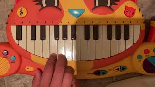 Fancy Nancy Theme Song Cat Piano Cover [upl. by Johannes]