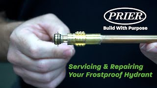 Servicing amp Repairing Your PRIER Frostproof Hydrant [upl. by Valli23]