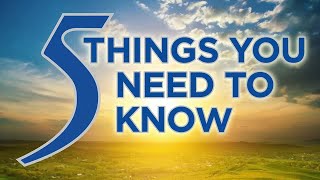 Monday March 25 2024 5 things you need to know [upl. by Quillon]