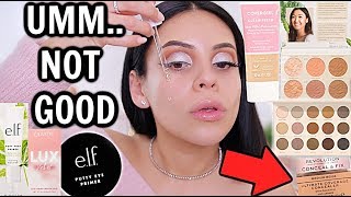 NEW DRUGSTORE MAKEUP TESTED FULL FACE OF FIRST IMPRESSIONS fail [upl. by Simeon891]