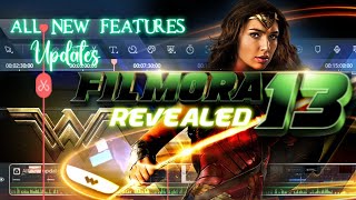 Wondershare Filmora 13 All New Features and Updates Complete Tutorial [upl. by Goff971]