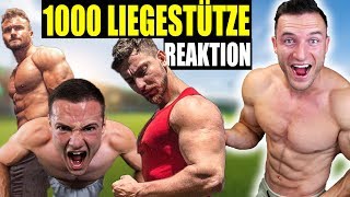 Sascha Huber reagiert auf YouTuber  Inscope Mois Weltrekord  Die 1000 Liegestütze Challenge [upl. by Brittan]