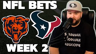 Bears vs Texans Week 2 Sunday Night Football Bets  NFL Picks With Kyle Kirms [upl. by Gardal963]