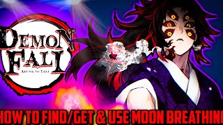 DemonFall How To Obtain Moon Breathing Full Guide Roblox [upl. by Westphal]