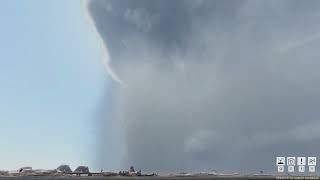 Crazy derecho with amazing shelf clouds in OUTBRK [upl. by Baseler]