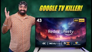 Redmi Smart Fire TV 43 4K Review After 2 Weeks  Google TV Killer 🔥 [upl. by Nevar141]