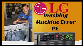 Troubleshoot And Fix Lg Washer PE Error Code [upl. by Yllop]