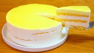 TORTA FREDDA allo Yogurt e Limone fatta in casa come in Pasticceria [upl. by Nahttam]