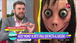 ‘Momo’ El terror de los niños en internet [upl. by Casmey214]