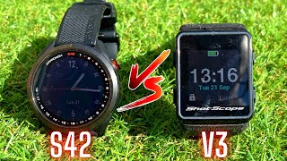 DONT BUY THE WRONG ONE Garmin S42 vs Shotscope V3 [upl. by Ellehsram614]