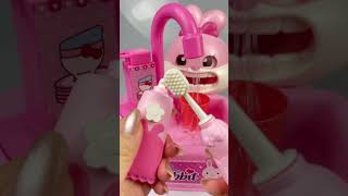 Satisfying with Unboxing amp Reviews Miniature Tooth brash Toys set ASMR [upl. by Shanleigh]