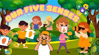 quotLearn the 5 Senses  Fun Educational Song for Kids  nurseryrhymes kidslearning [upl. by Allebram]