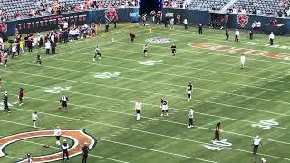 As Ryan Rehkow 8 punts pregame newly minted kicker Evan McPherson connects from 56 yards [upl. by Eisenstark]