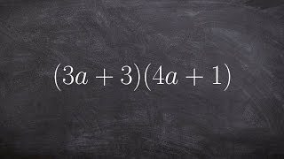 Multiply Two Binomials Using FOIL  Math Tutorial [upl. by Trevah]