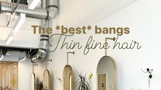 The best and worst bangs for thin fine hair [upl. by Zigmund]