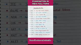 UPSCGATEIITJEESATCATMATNEET full form fullform education upsc jee shorts neet viral [upl. by Eidnew]