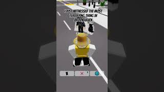 Creepy person cough on camara in Roblox Brookhaven creepy viralshorts [upl. by Eeralih]