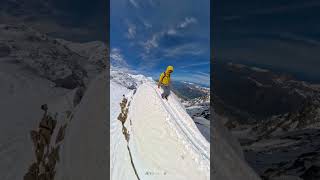 Climbing Arête à Laurence in Chamonix training for upcoming race [upl. by Zavras]